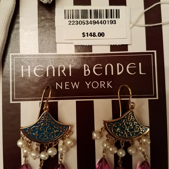henri bendel Jewelry Henri Bendel Fan Earrings Poshmark